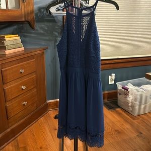 Royal Blue Short Dress